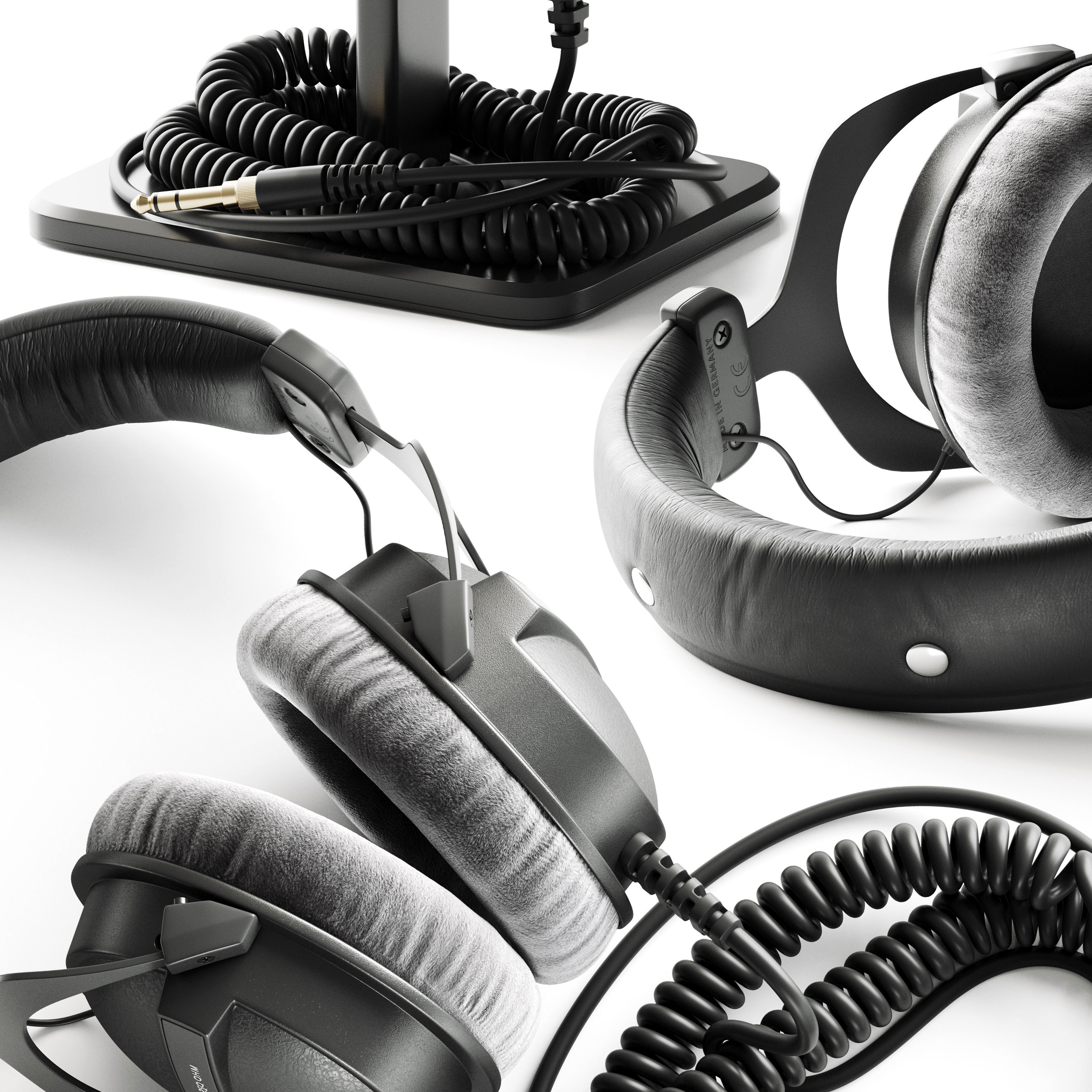 Headphones Beyerdynamic DT Series 3D model_3