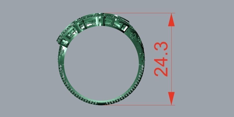 rings 3D print model_2