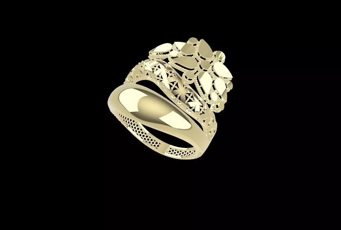 rings 3D print model_0