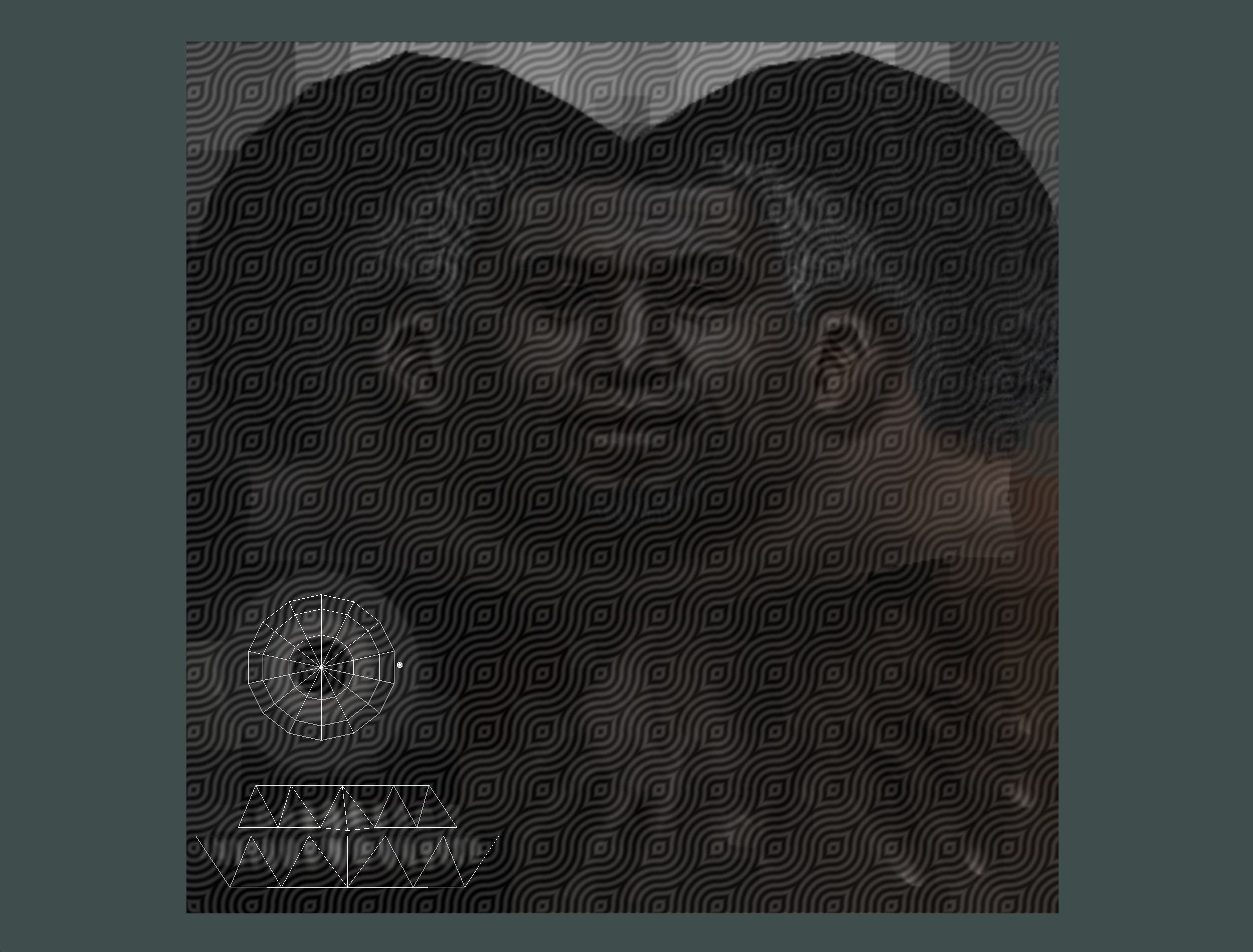 African-American Man boss in a classic suit Low-poly 3D model_36