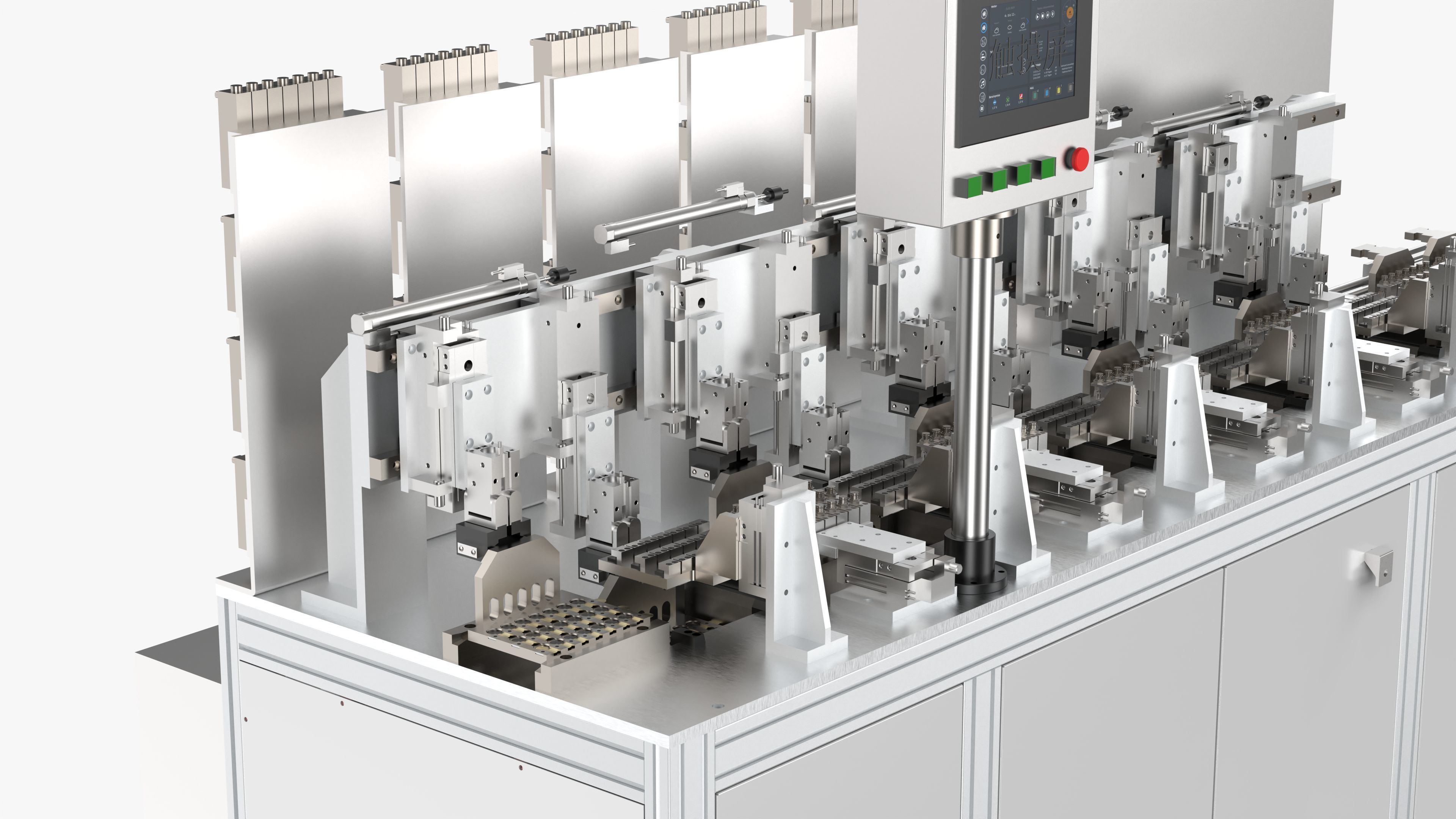 Automatic Wafer Oil Tank Sorting Machine 3D model_10