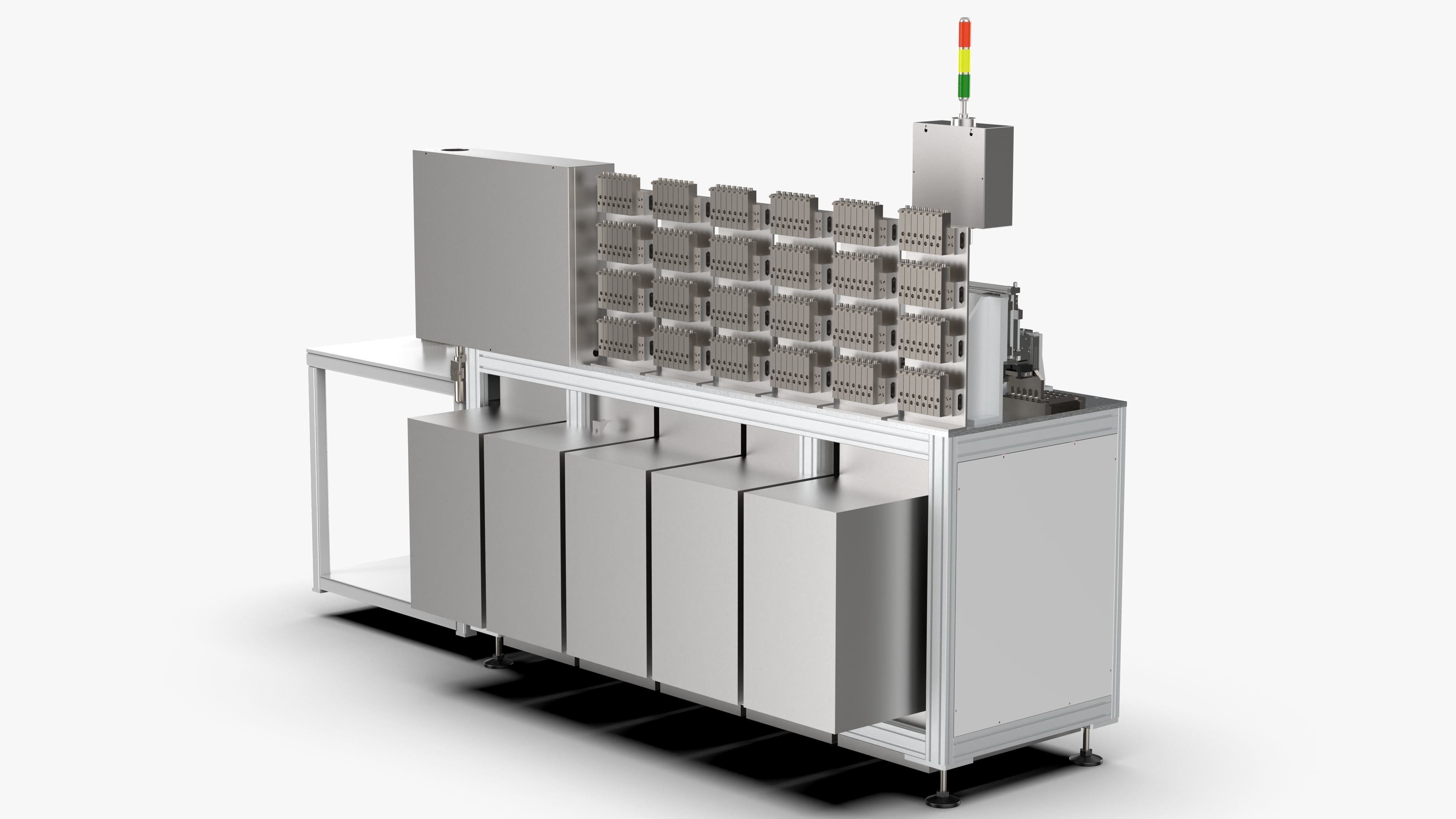 Automatic Wafer Oil Tank Sorting Machine 3D model_3