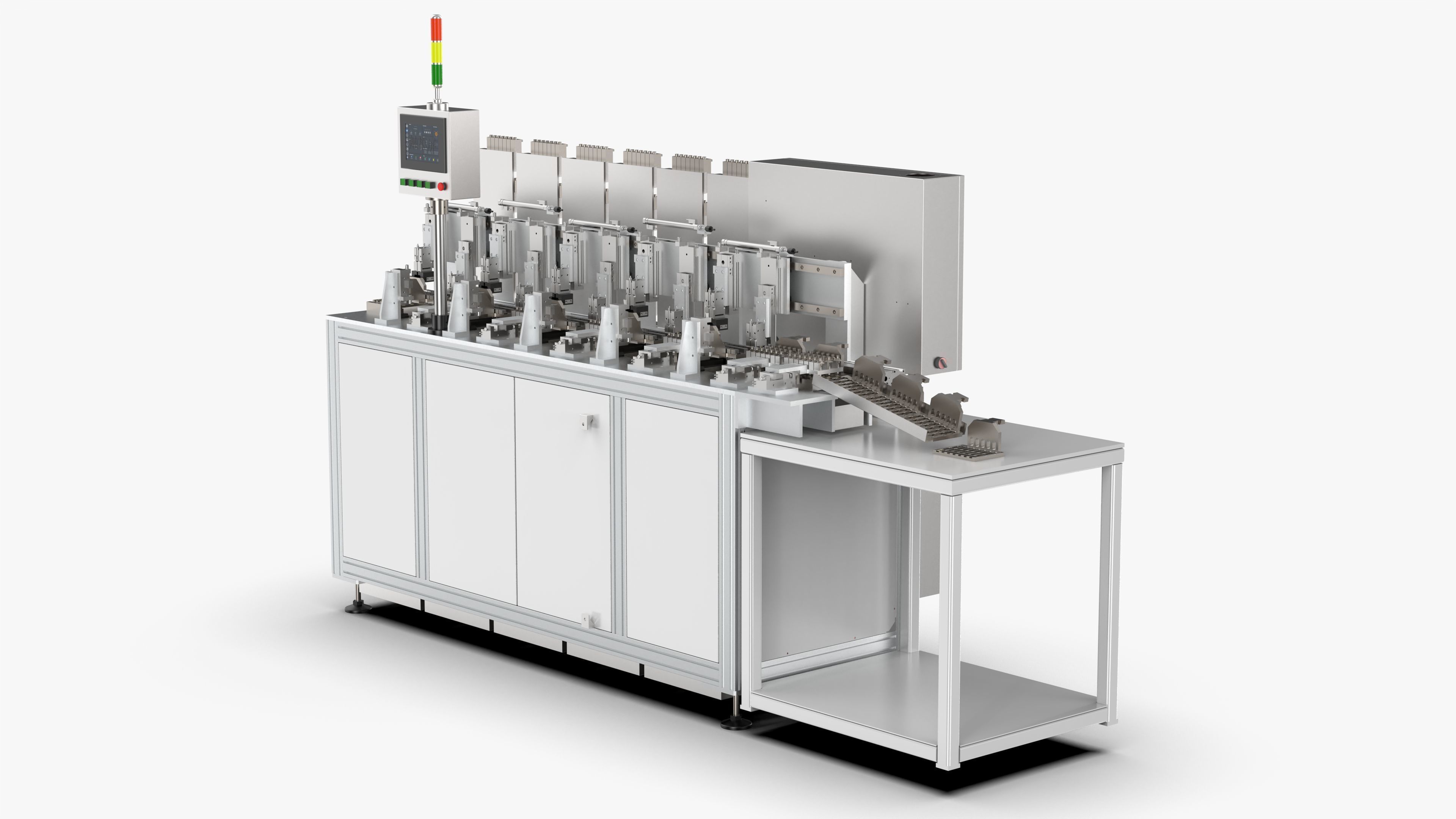 Automatic Wafer Oil Tank Sorting Machine 3D model_1