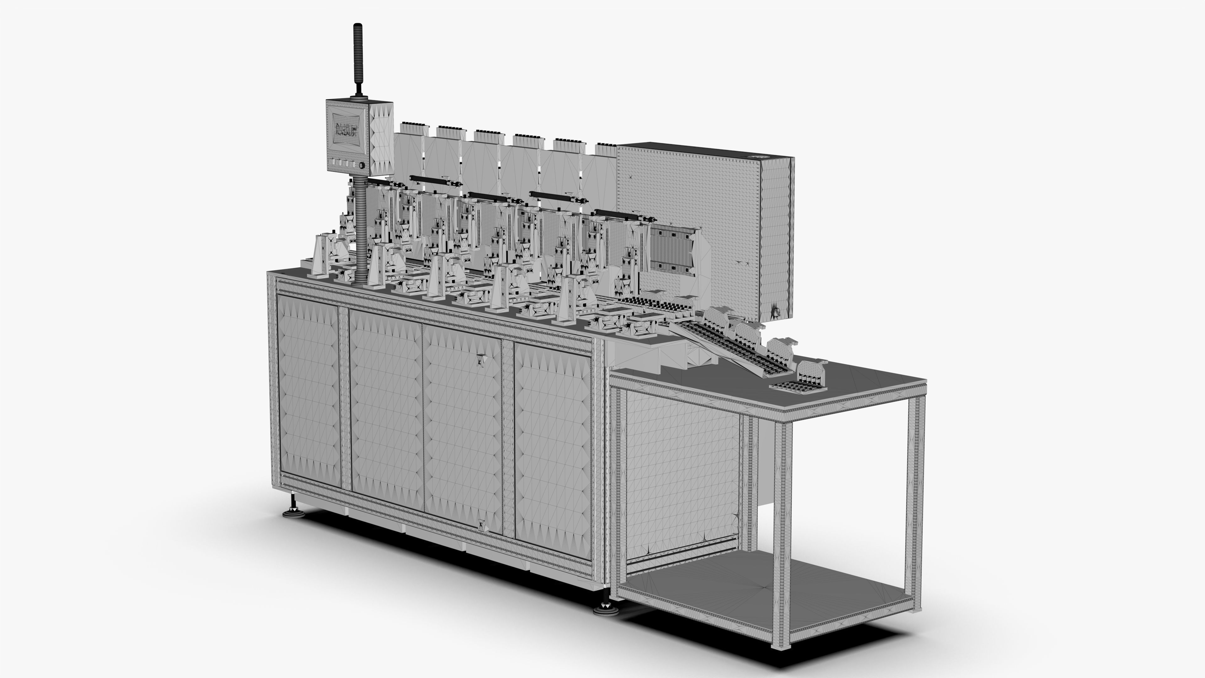 Automatic Wafer Oil Tank Sorting Machine 3D model_19