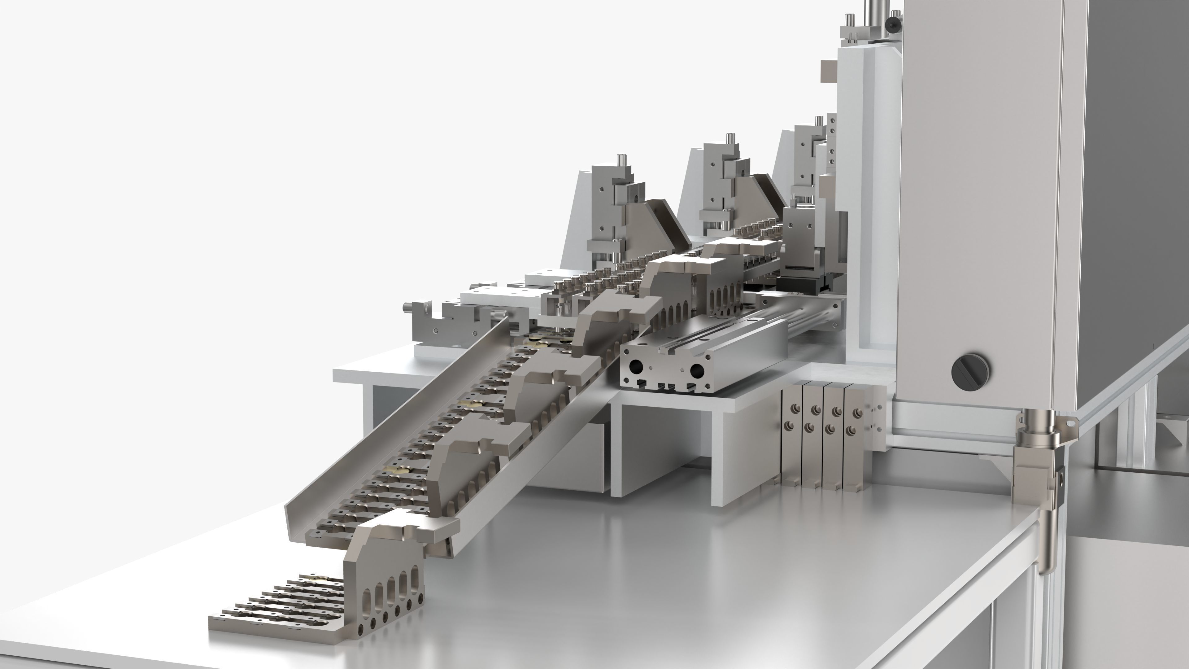 Automatic Wafer Oil Tank Sorting Machine 3D model_18