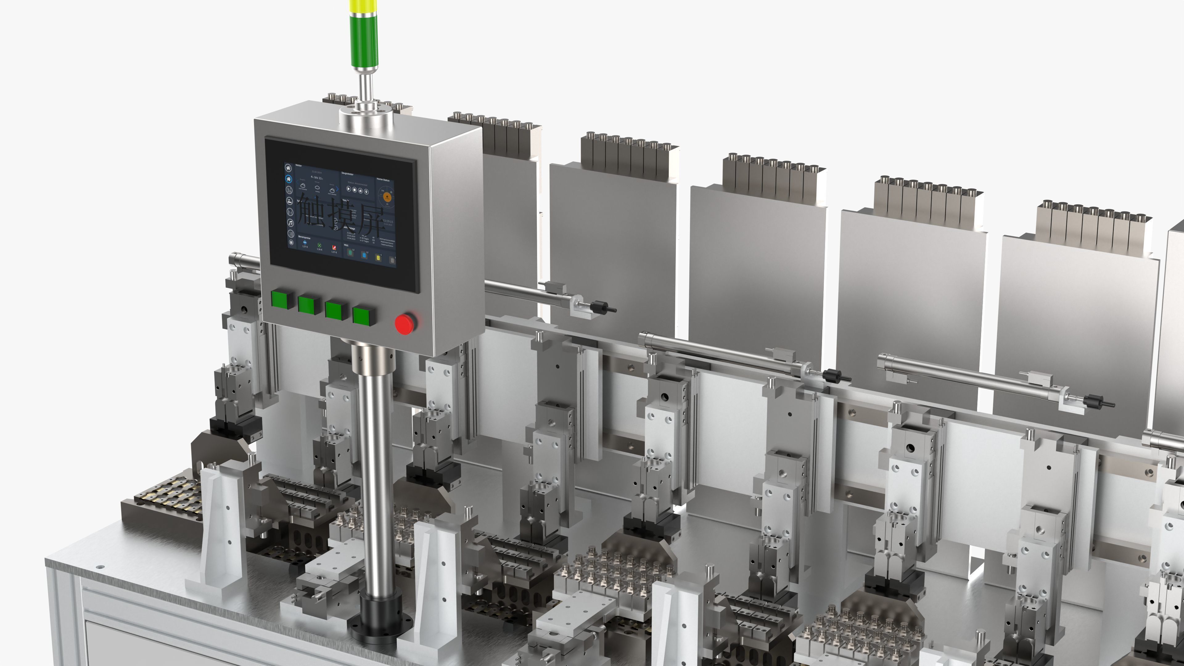 Automatic Wafer Oil Tank Sorting Machine 3D model_11