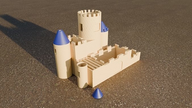 Castle storage 3D print model