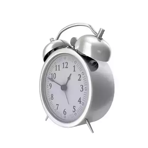 Alarm Clock Low-poly 3D model
