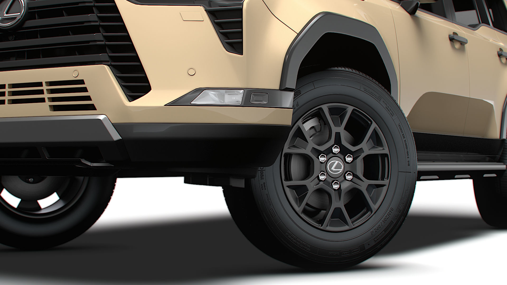 Lexus GX 550 Overtrail 2024 3D model_11