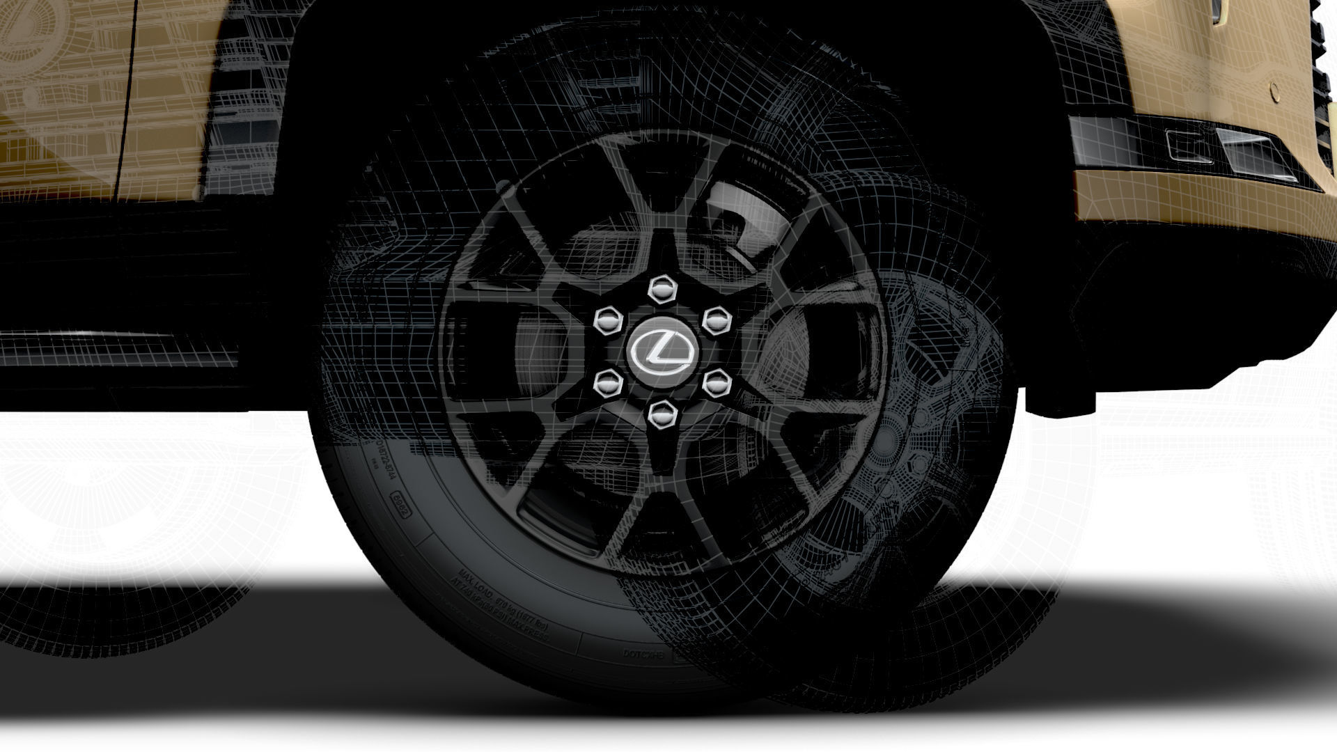 Lexus GX 550 Overtrail 2024 3D model_26