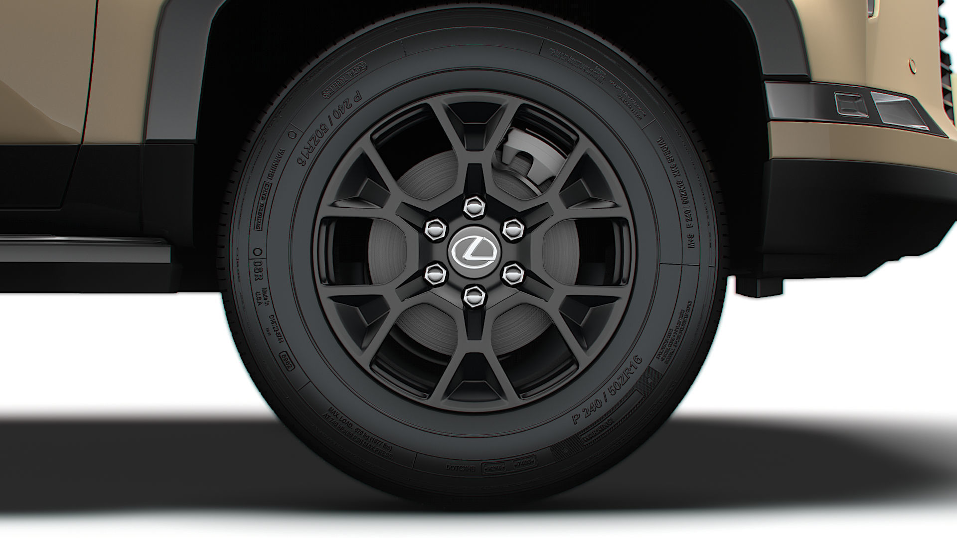 Lexus GX 550 Overtrail 2024 3D model_12