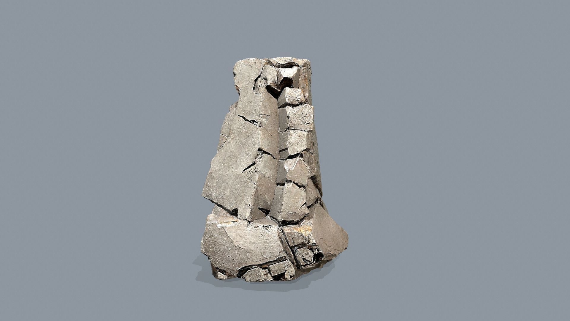 desert rocks Low-poly 3D model_10