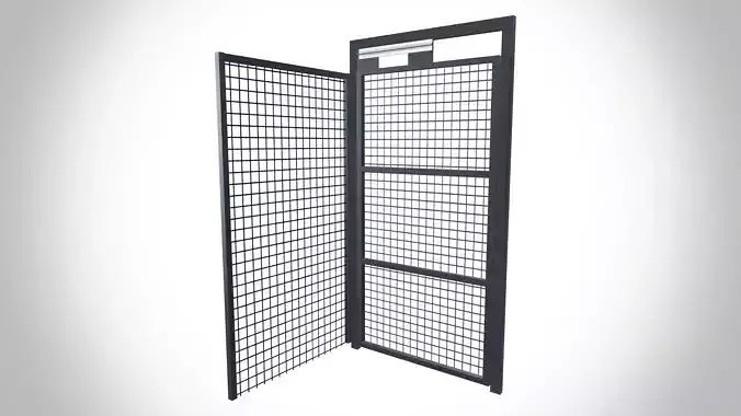 Wire Mesh Gate Industrial