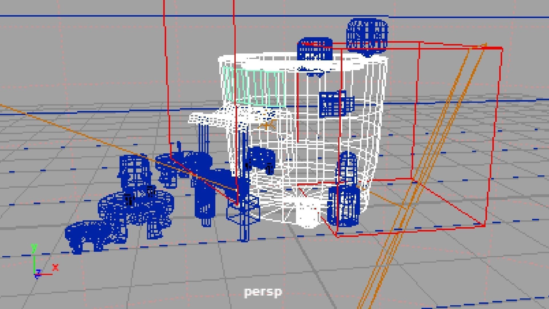 A cute house 3D model Low-poly 3D model_8