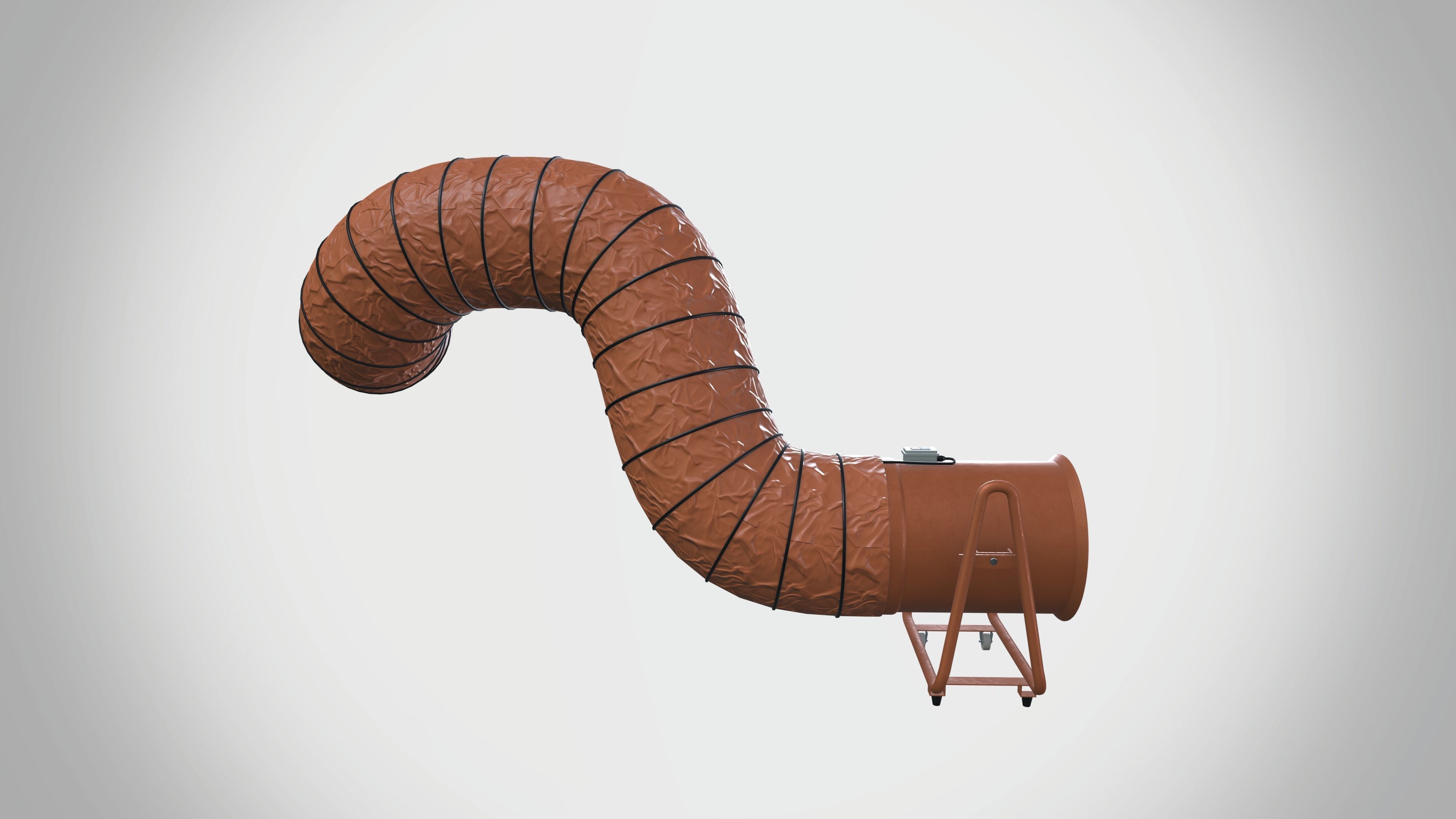 Industrial Portable Ventilation System 3D model_3