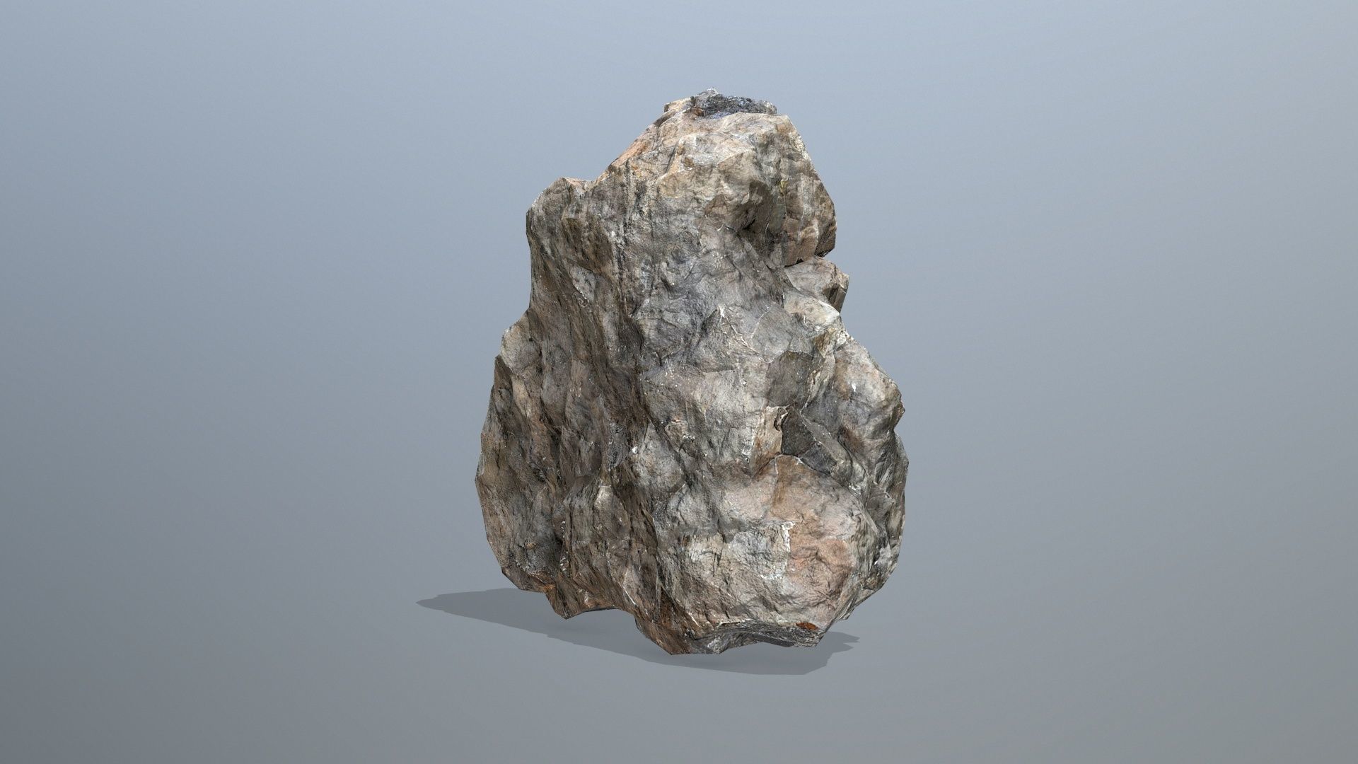 cliff rocks set 10 Low-poly 3D model_13