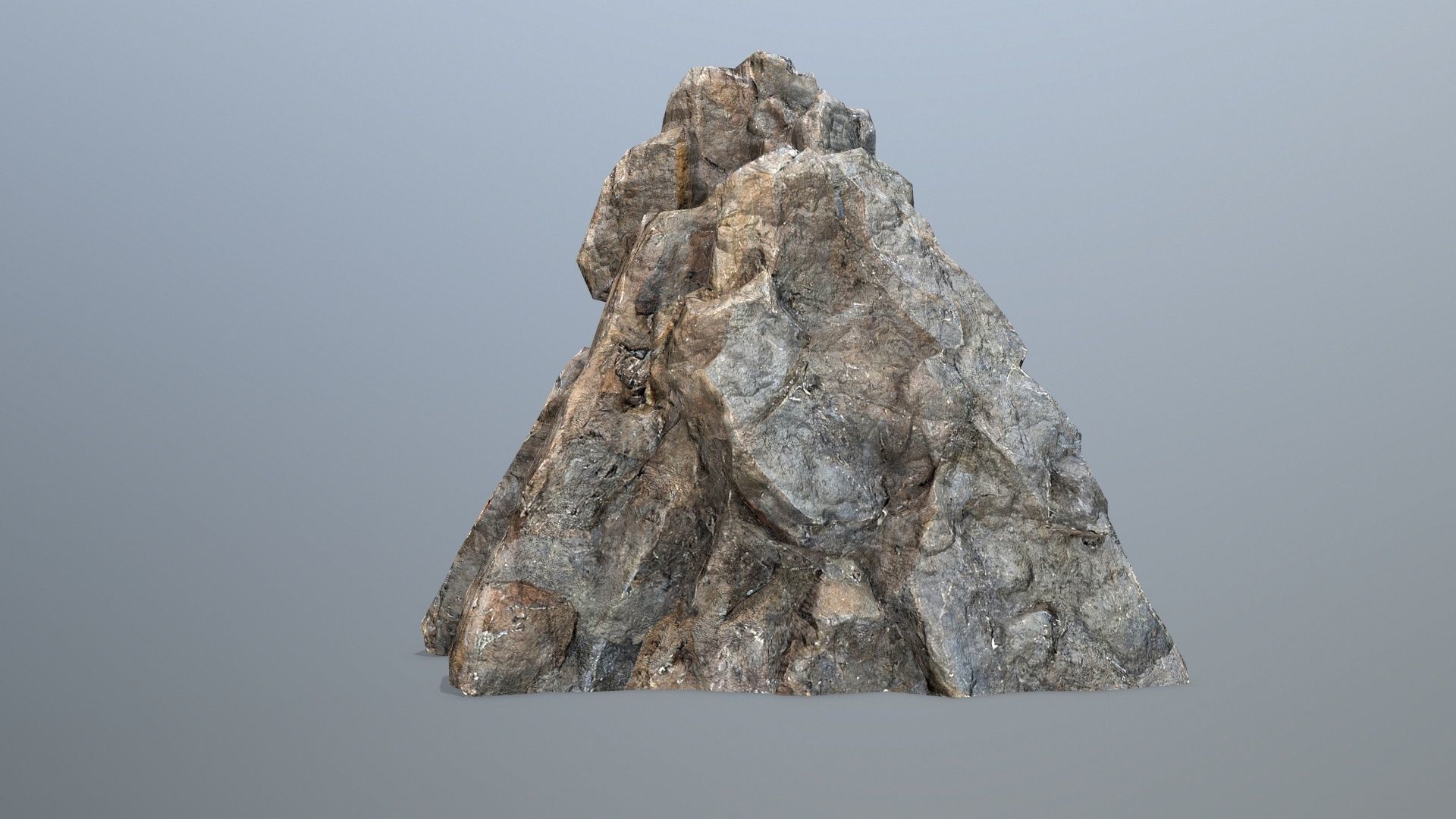 cliff rocks set 10 Low-poly 3D model_15