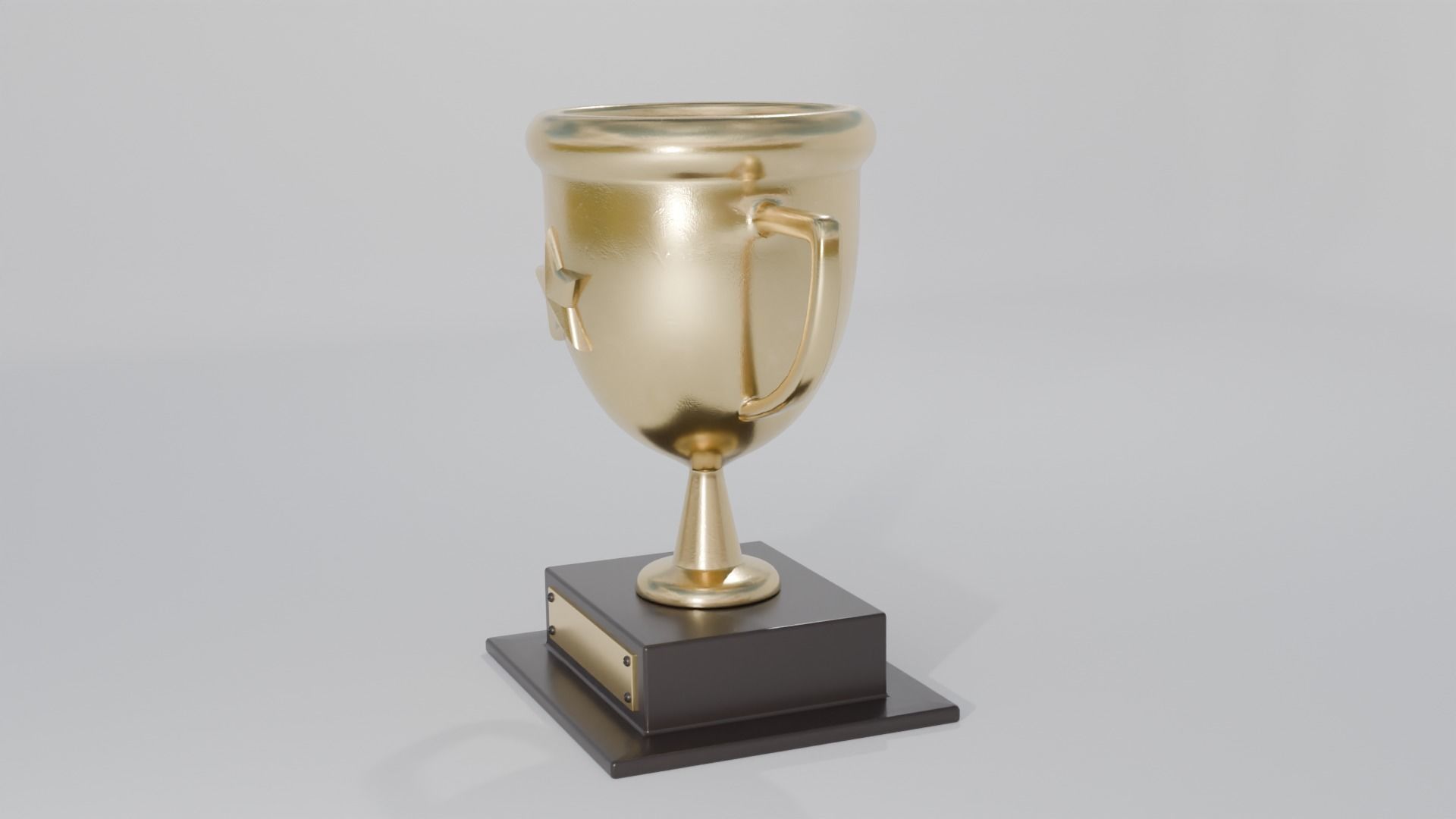 star trophy 3D model_3