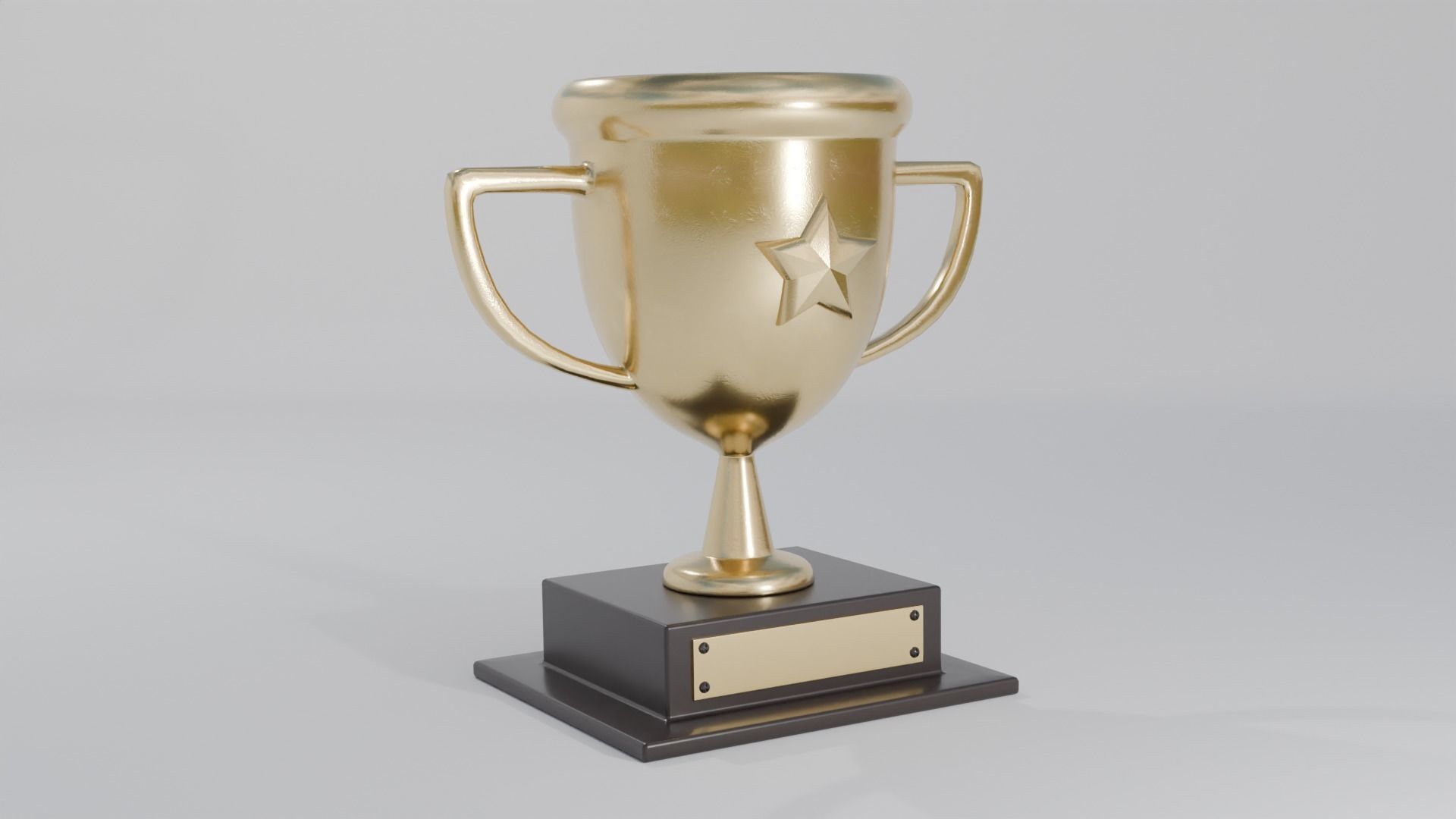 star trophy 3D model_5