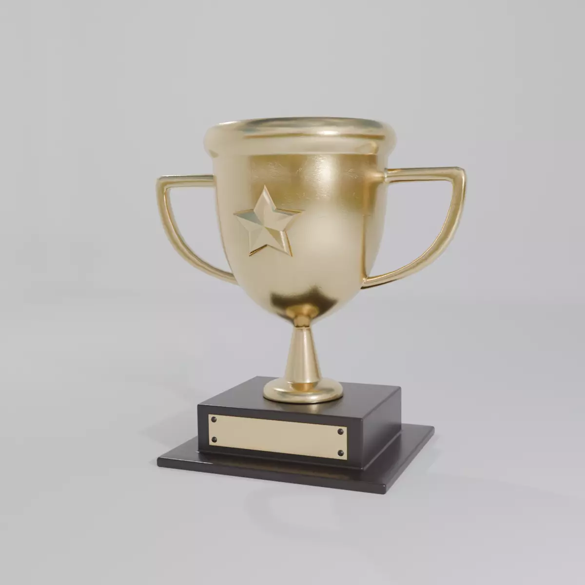 star trophy 3D model_0