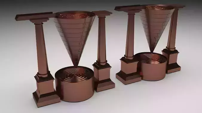 Water Clocks 3D model