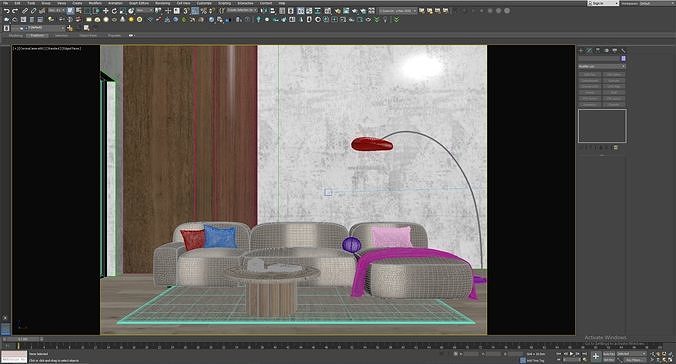 interior Minimal scene 38 3D model 4