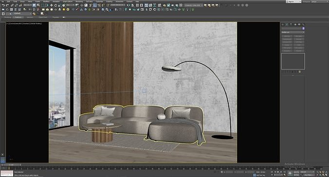 interior Minimal scene 38 3D model 5