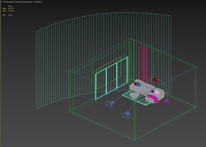 interior Minimal scene 38 3D model 7
