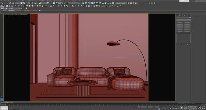 interior Minimal scene 38 3D model 6