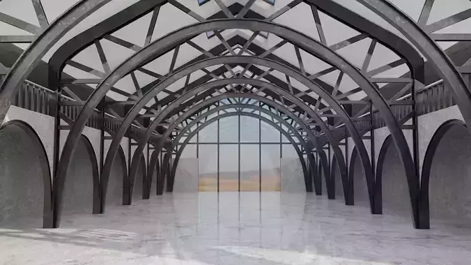 Warehouse Hangar Interiror