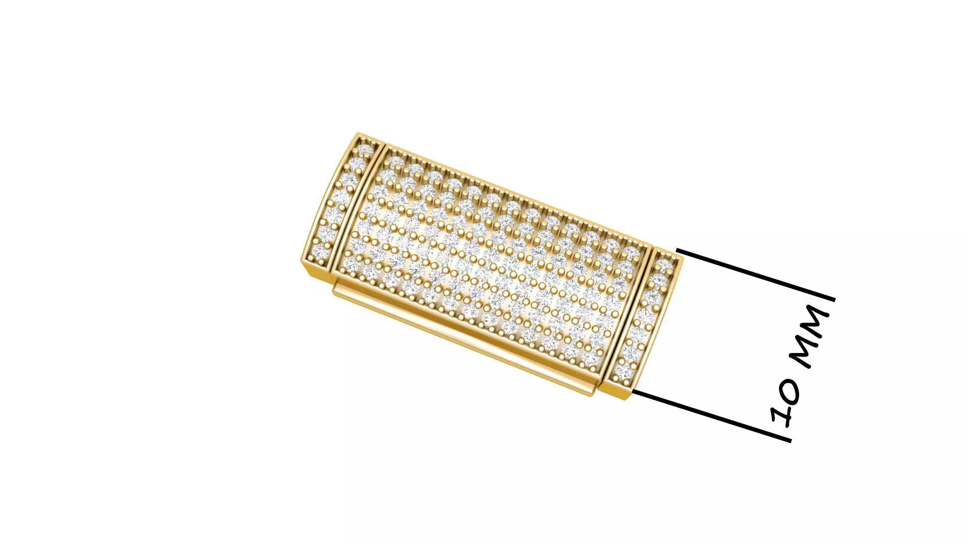 10 MM Diamond Bracelet Lock Box Type 2 3D print model