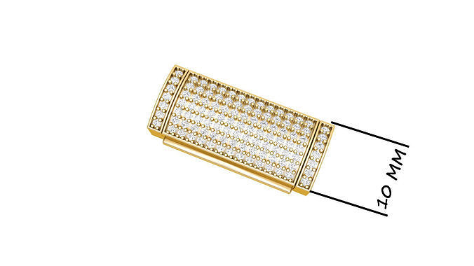10 MM Diamond Bracelet Lock Box Type 2  3D print model