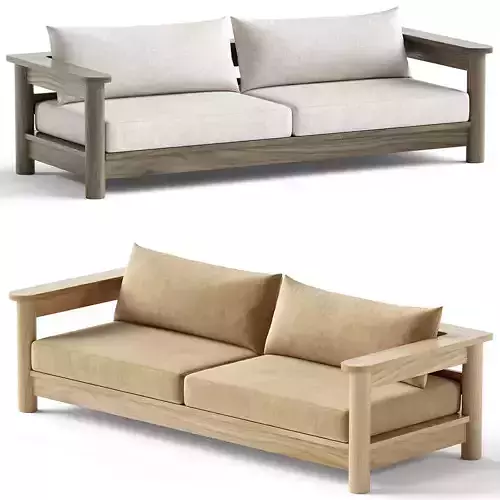 Caldwell Outdoor Sofa 3D model