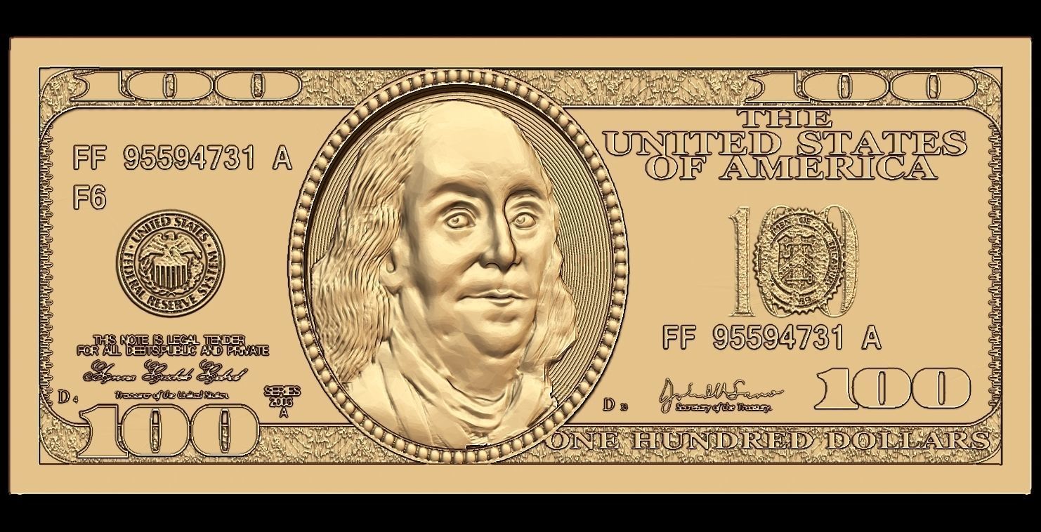 DOLLAR CURRENCY USD 3D print model_1