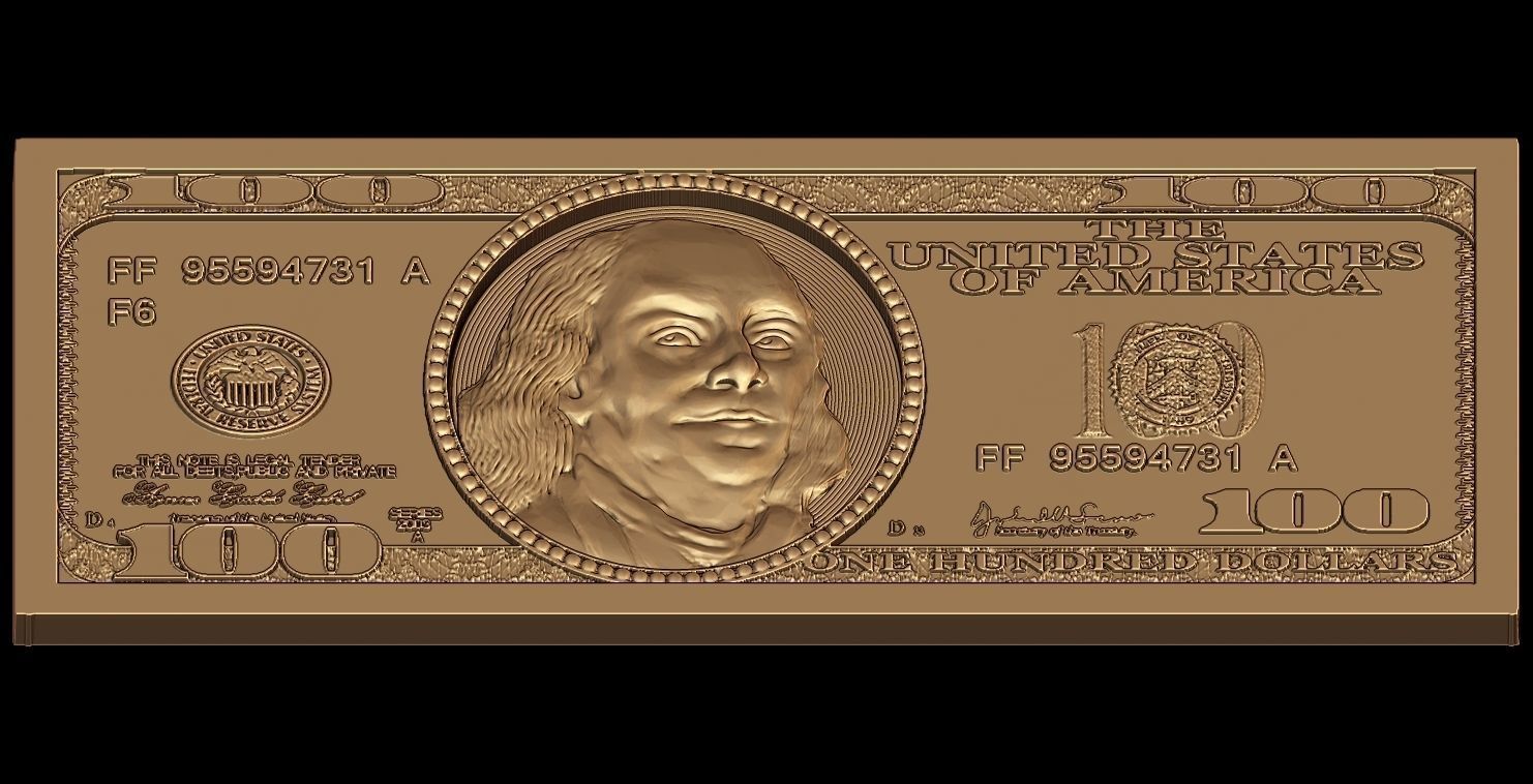 DOLLAR CURRENCY USD 3D print model_3