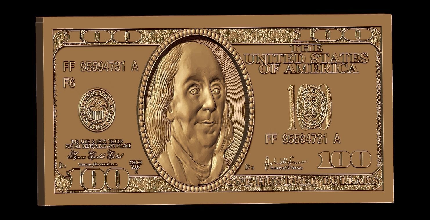 DOLLAR CURRENCY USD 3D print model_2
