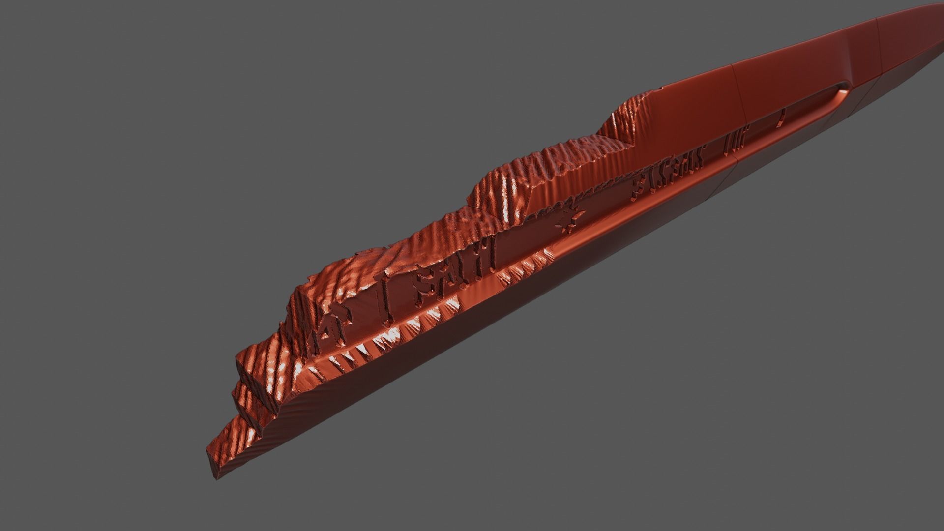 Shards of Narsil -- Lord of The Rings -- 3D Print Ready STL 3D print model_3