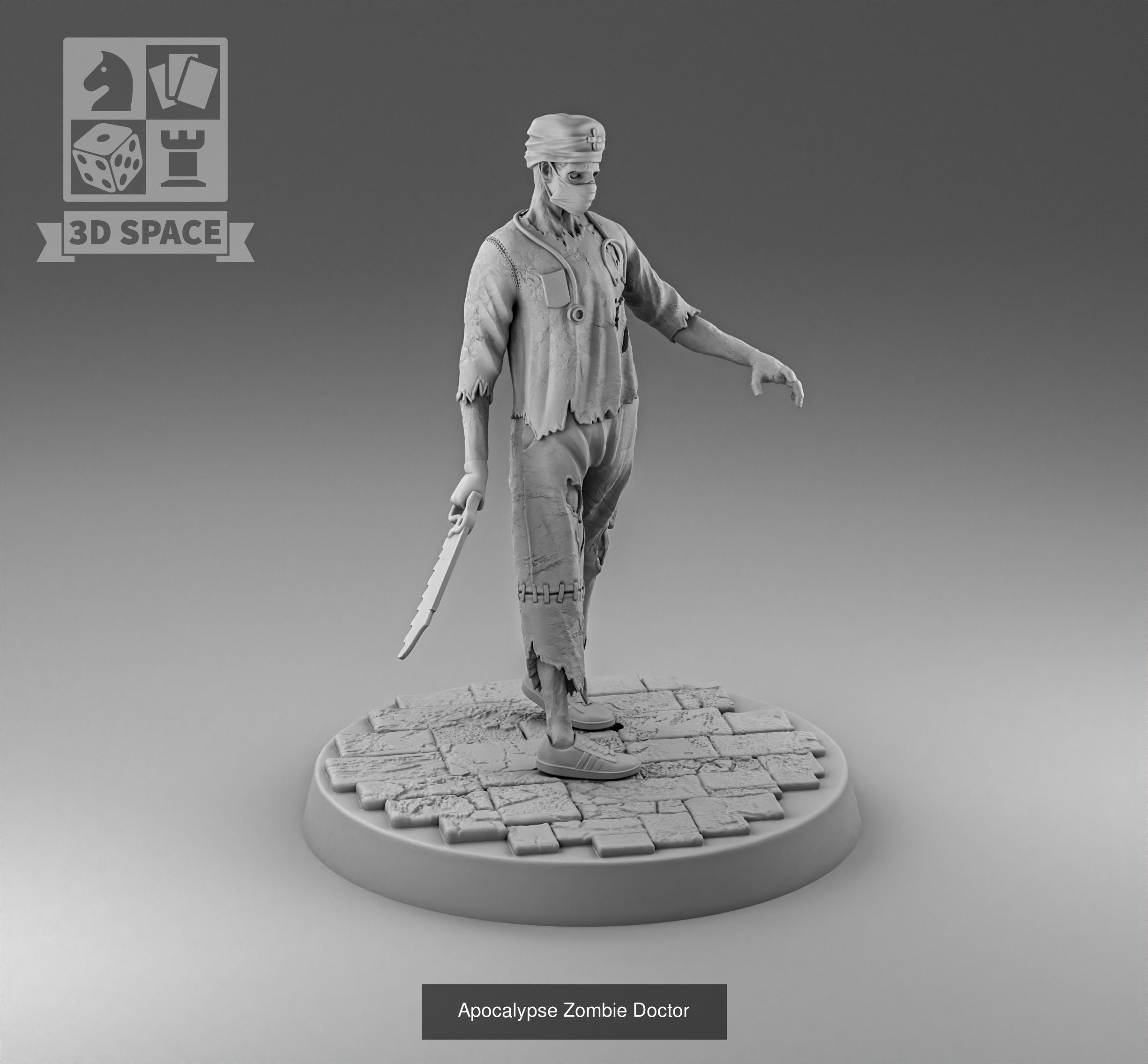 Zombie Apocalypse 3D Model Collection_33