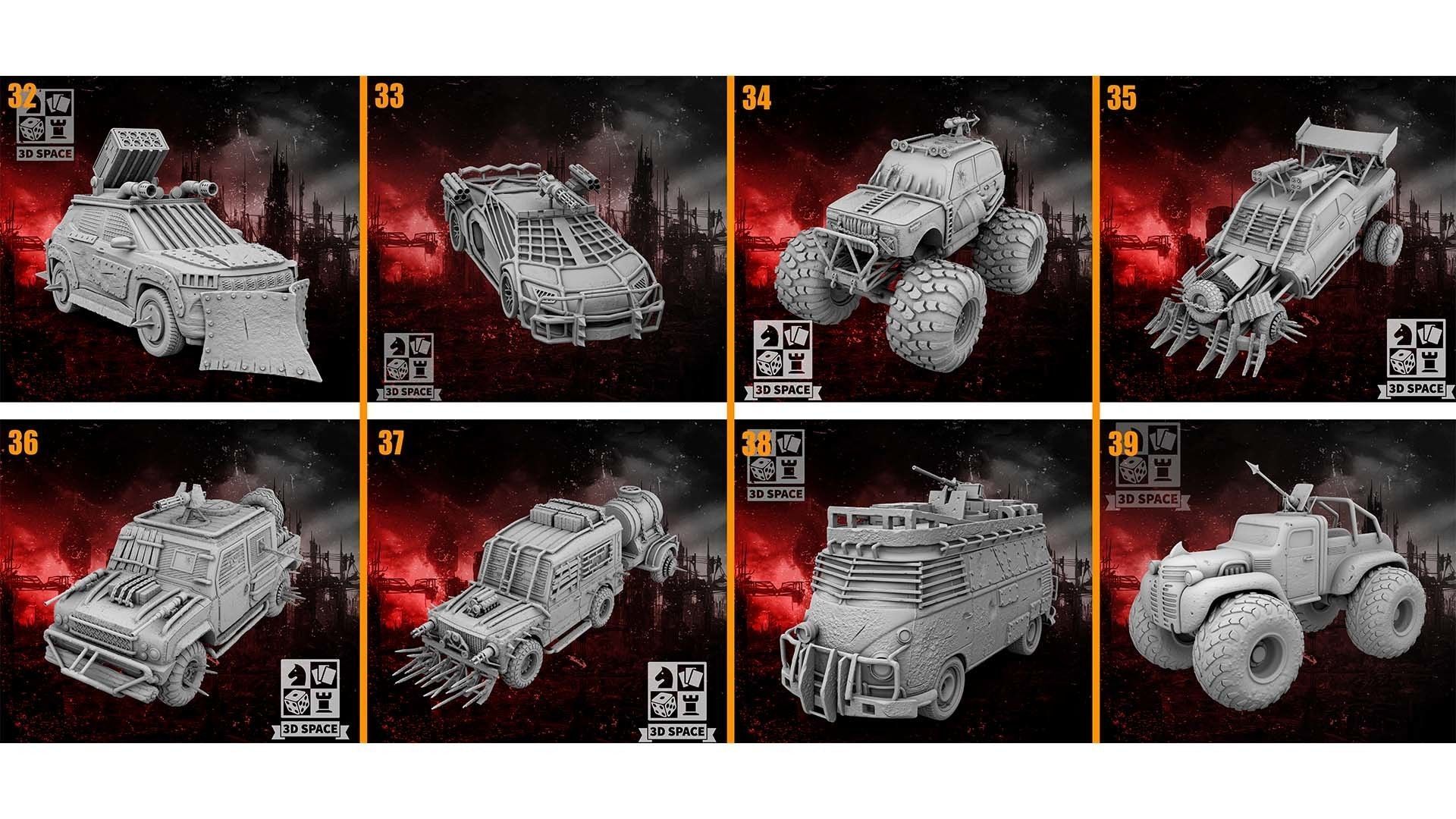 Zombie Apocalypse 3D Model Collection_3