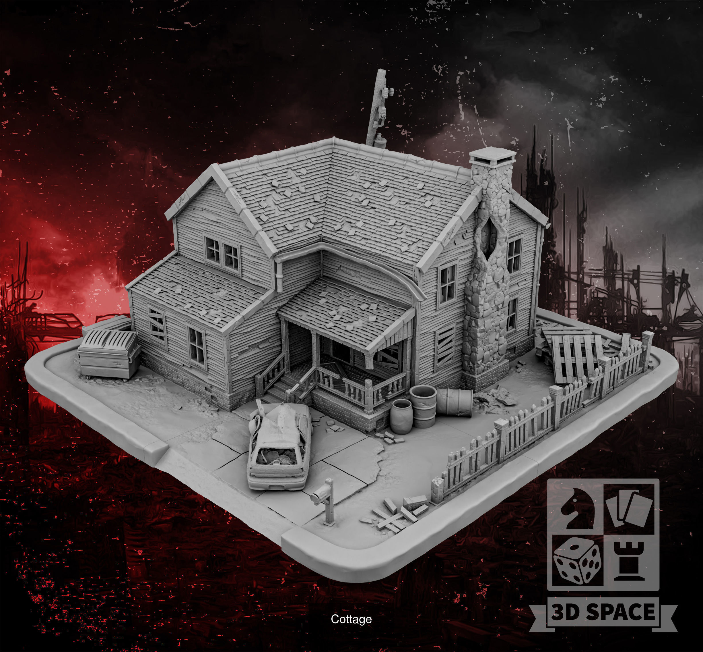 Zombie Apocalypse 3D Model Collection_12