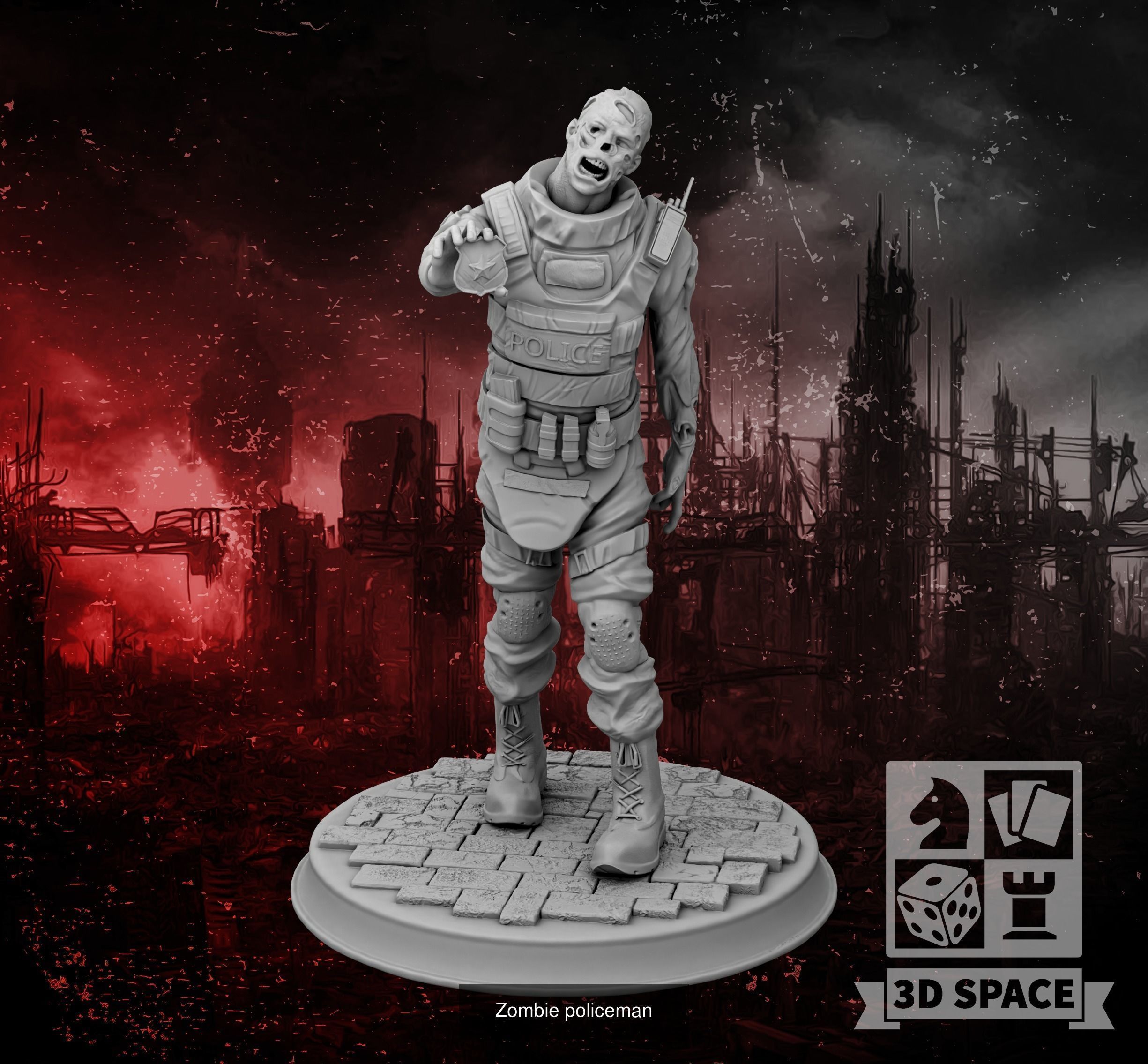 Zombie Apocalypse 3D Model Collection_26