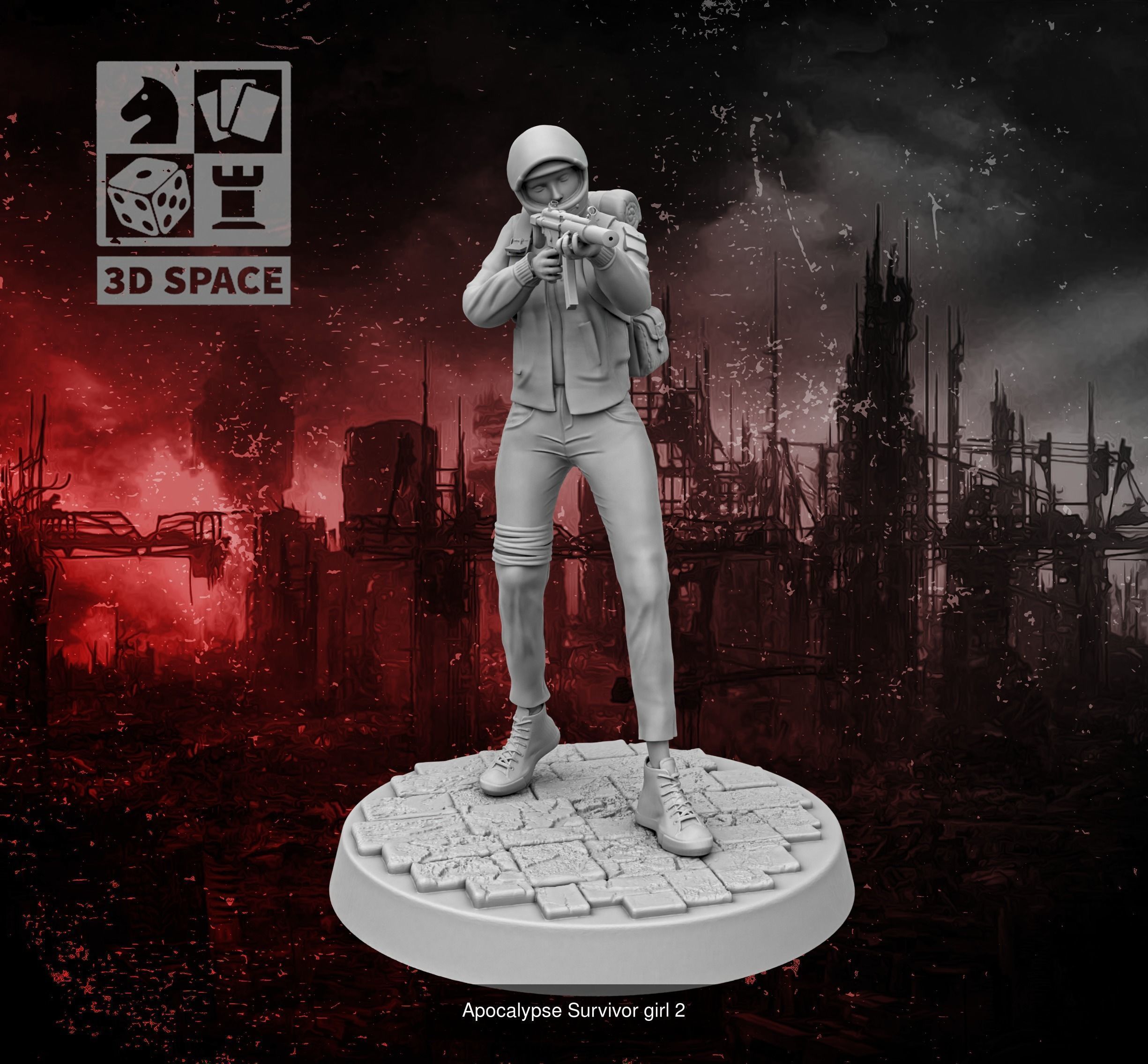 Zombie Apocalypse 3D Model Collection_34