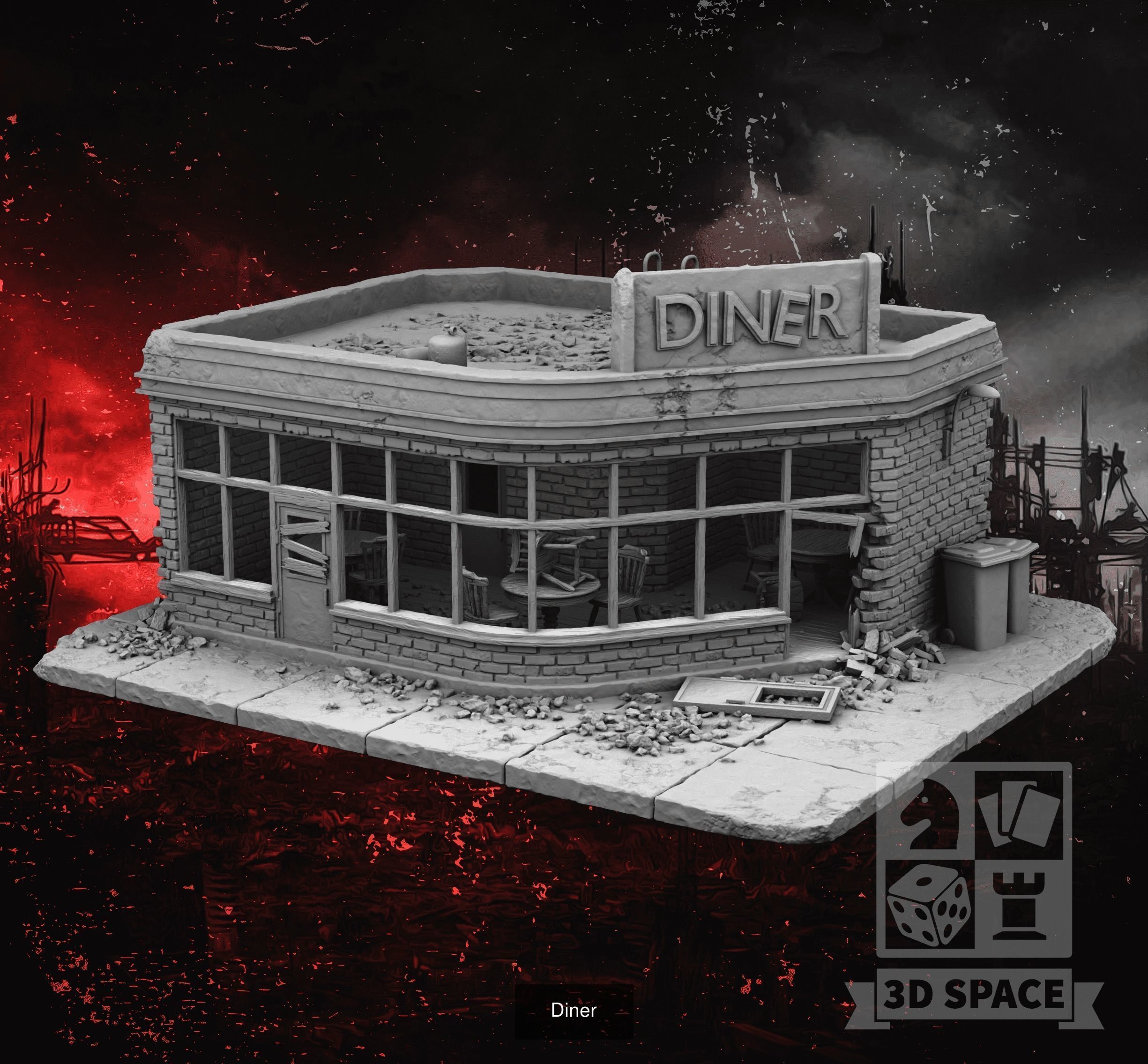 Zombie Apocalypse 3D Model Collection_11