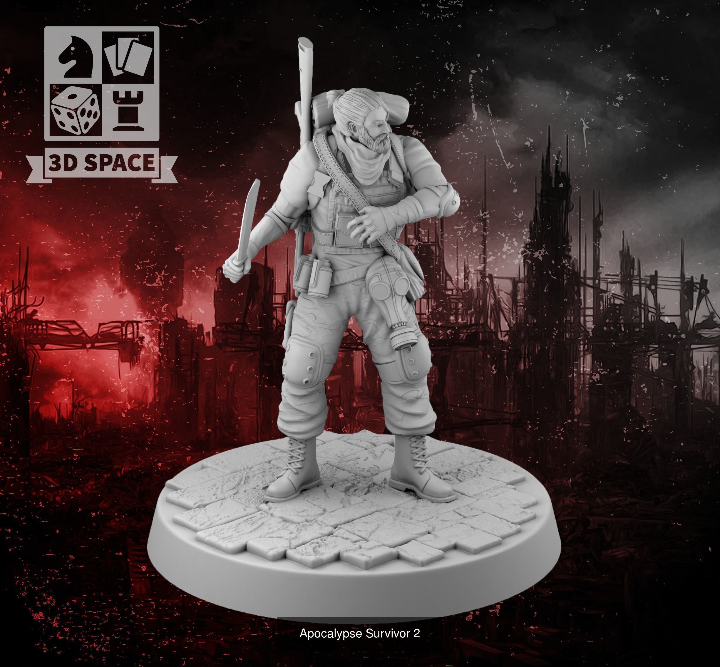 Zombie Apocalypse 3D Model Collection_42