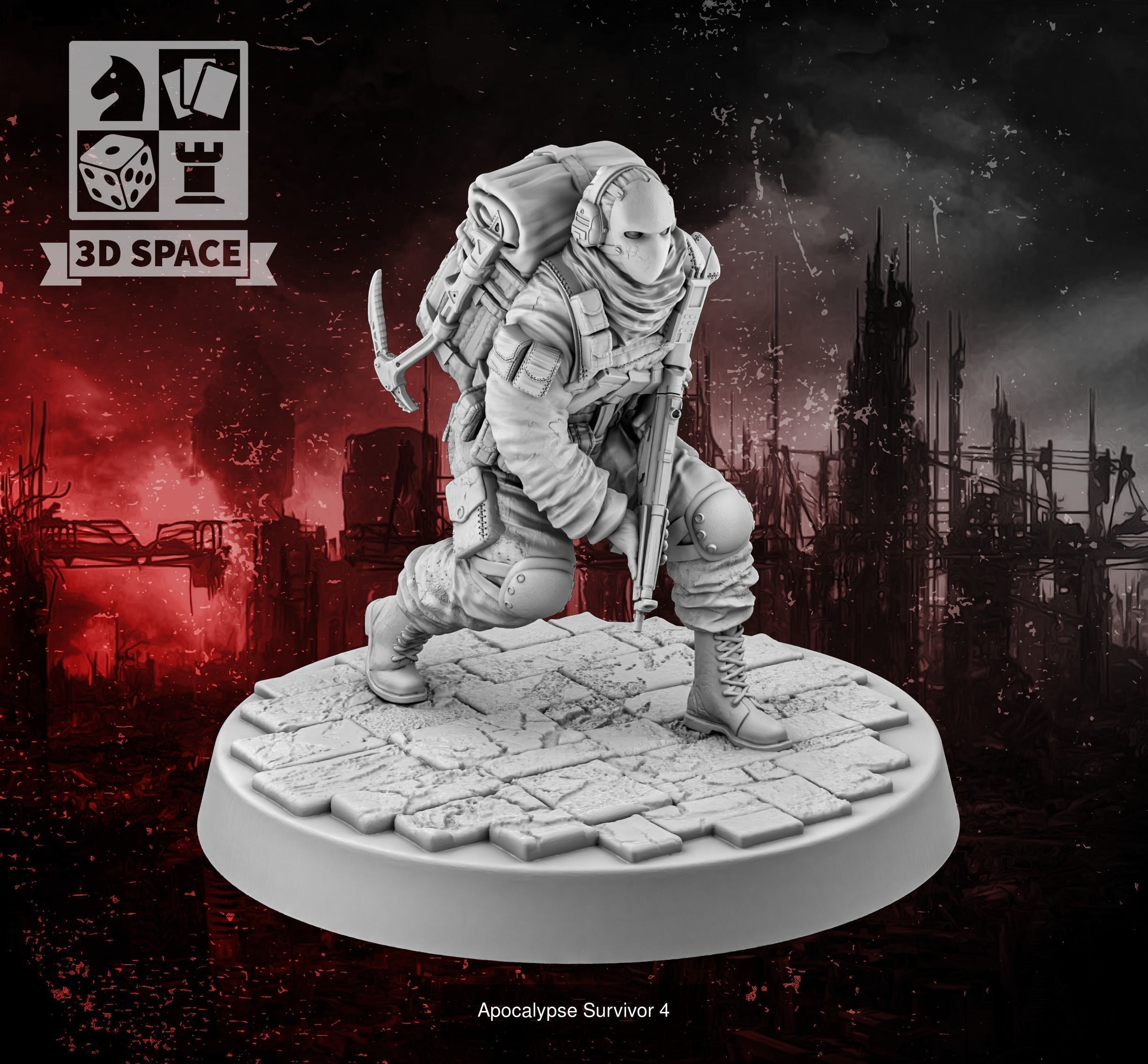 Zombie Apocalypse 3D Model Collection_40