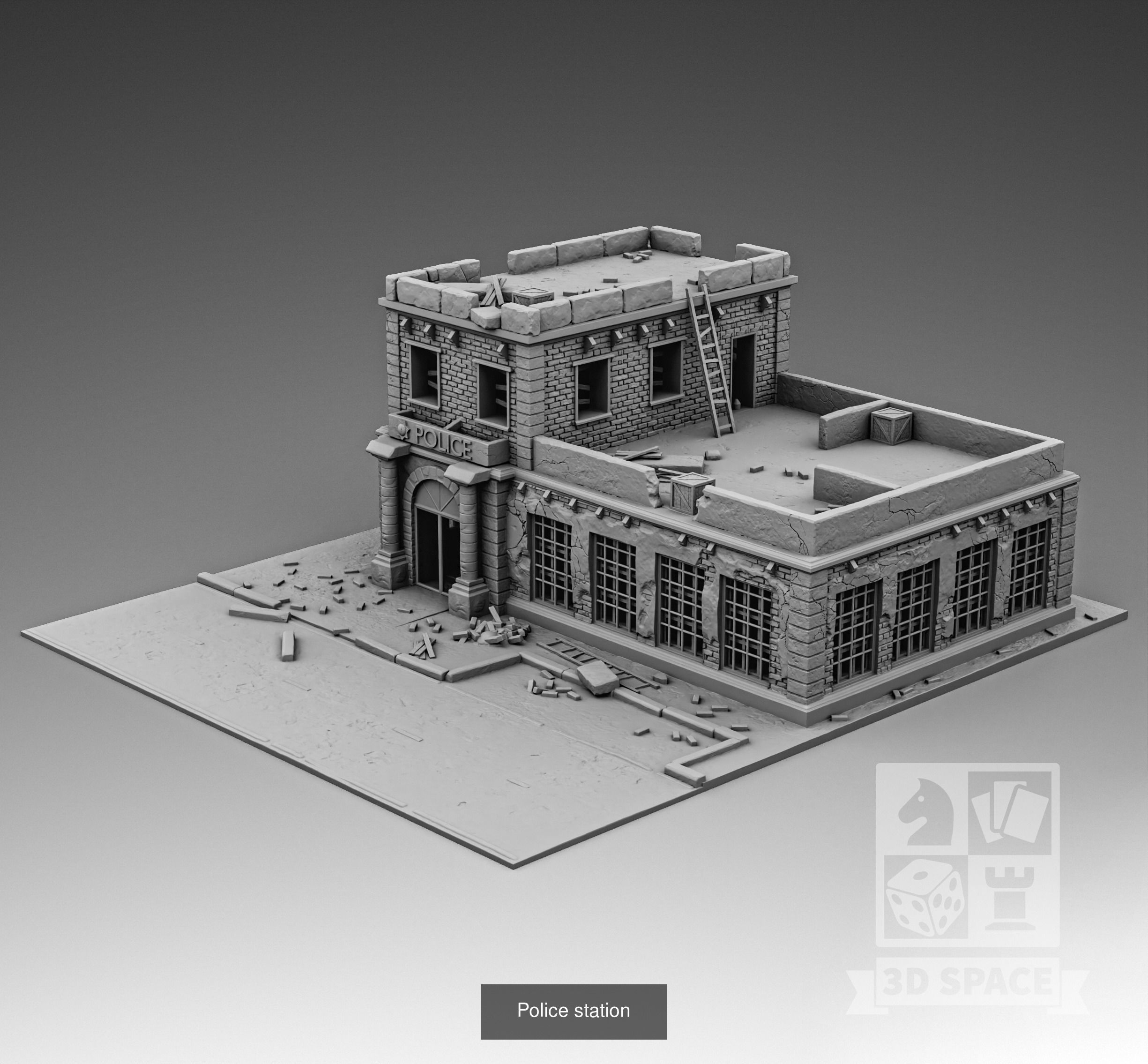 Zombie Apocalypse 3D Model Collection_7