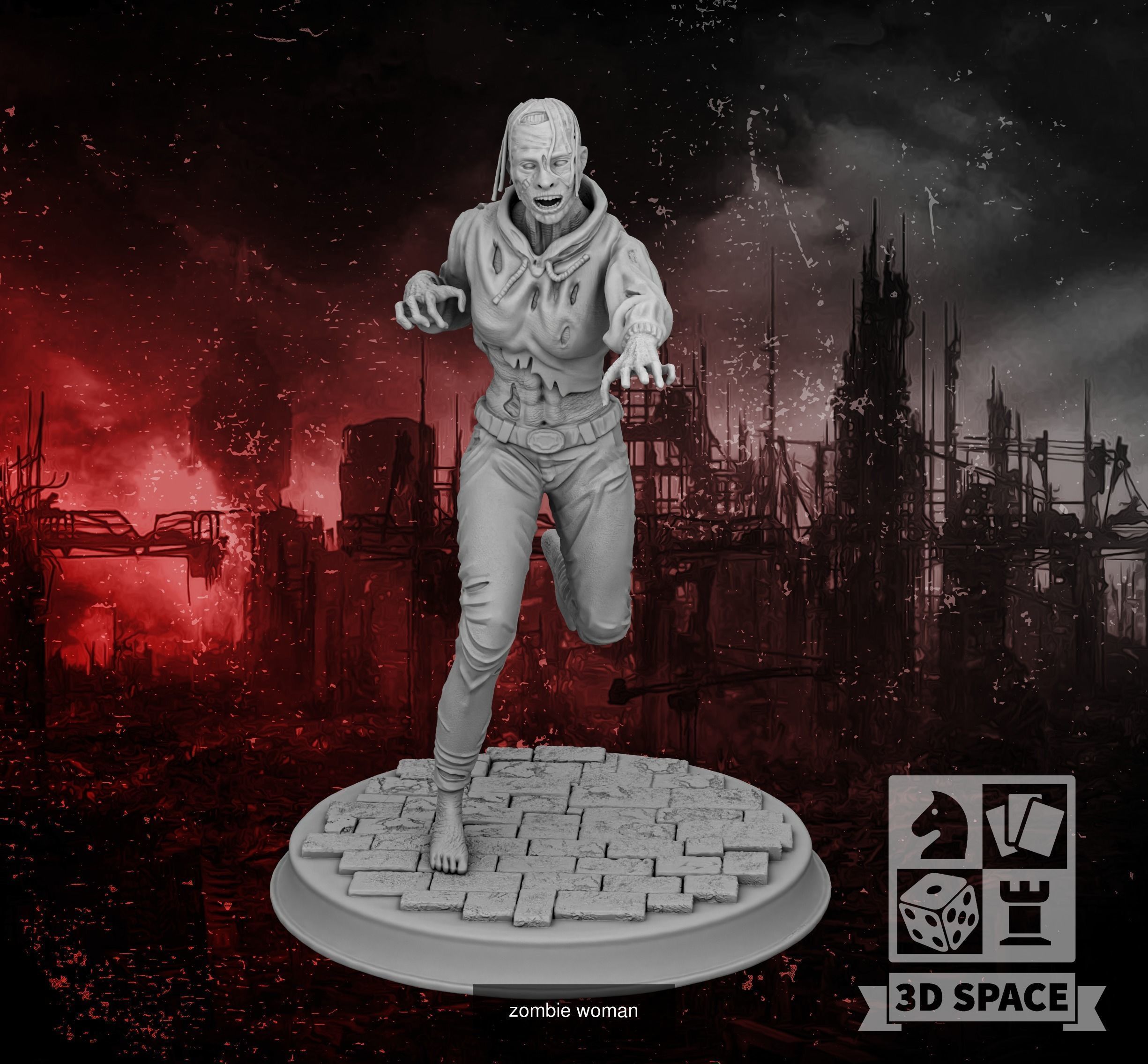 Zombie Apocalypse 3D Model Collection_25