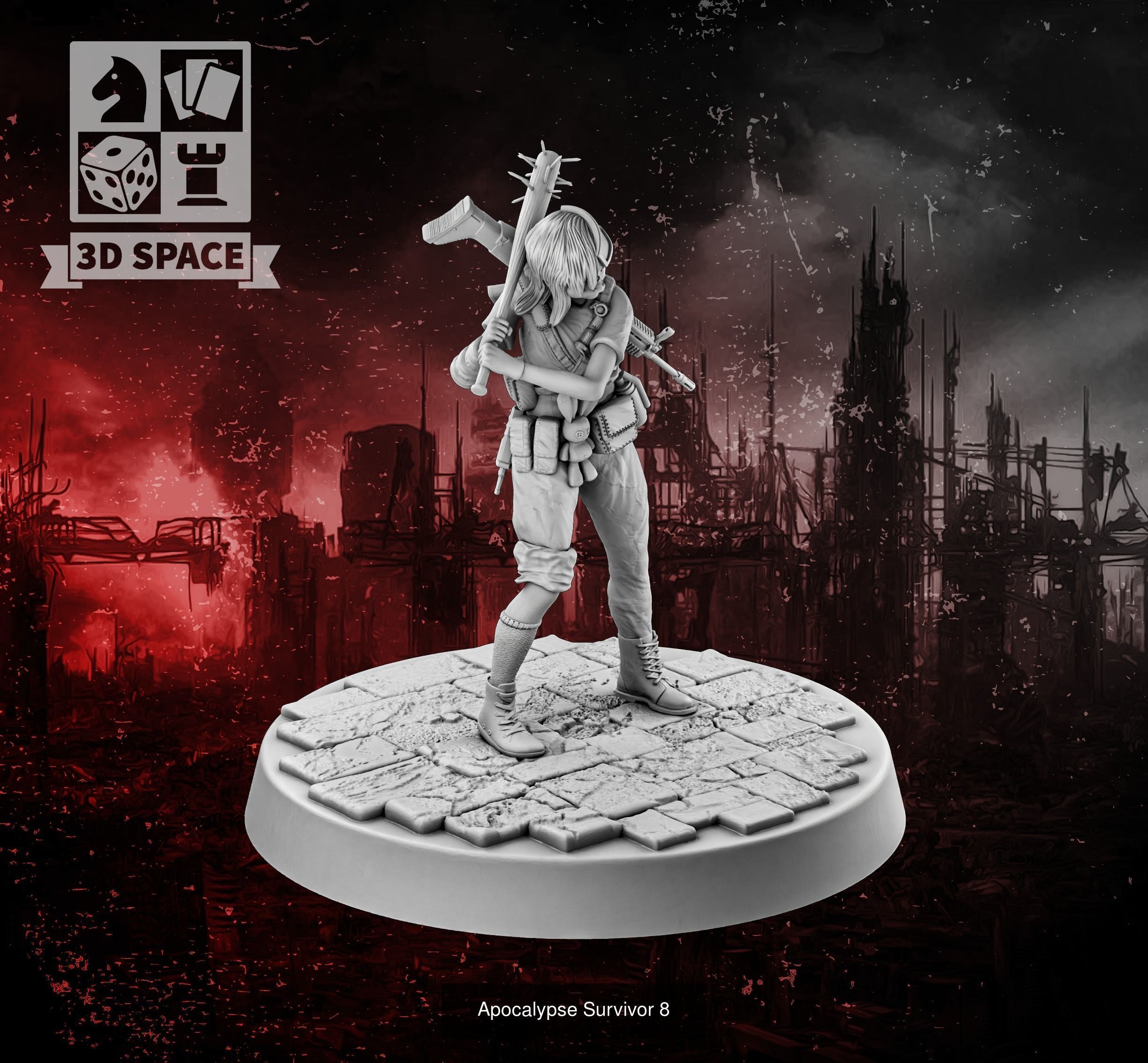 Zombie Apocalypse 3D Model Collection_36