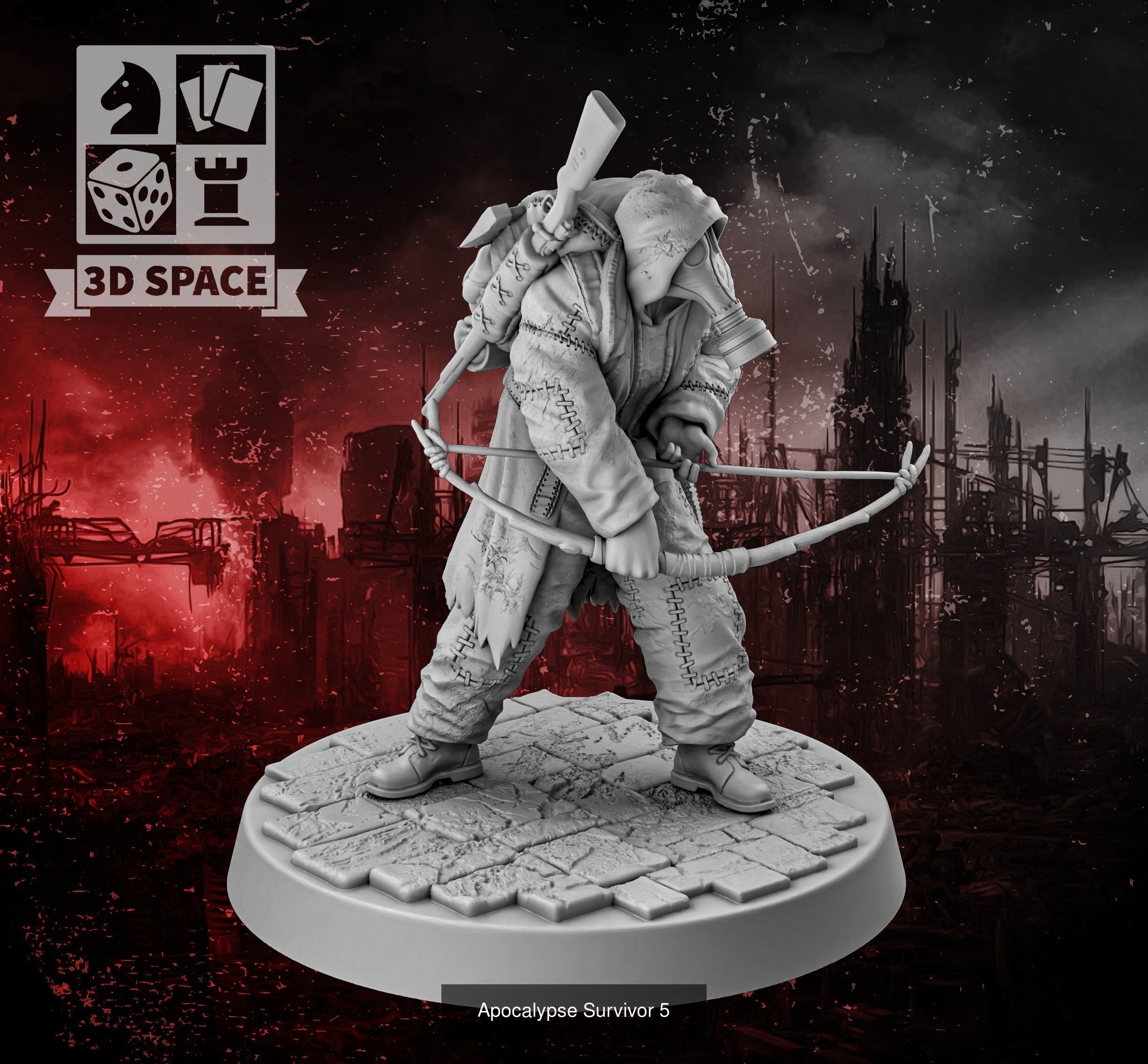 Zombie Apocalypse 3D Model Collection_39