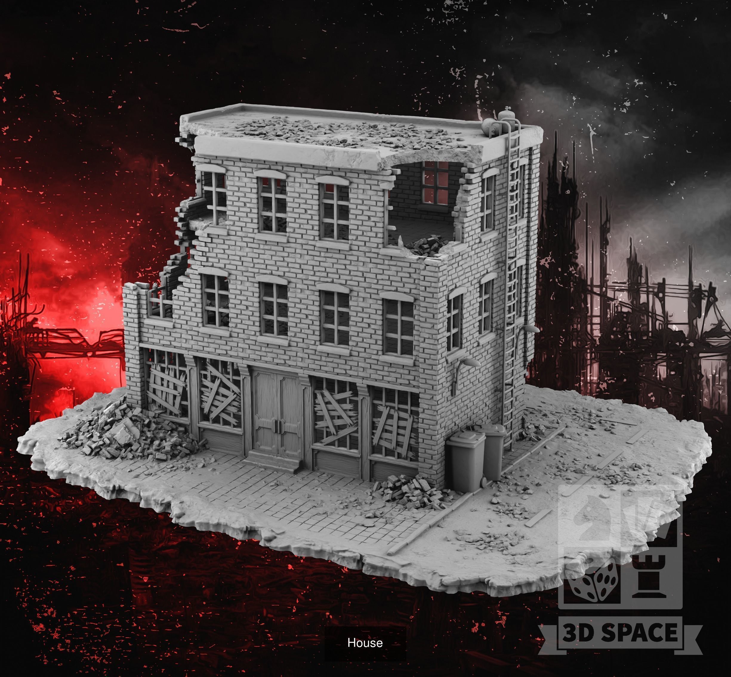 Zombie Apocalypse 3D Model Collection_8